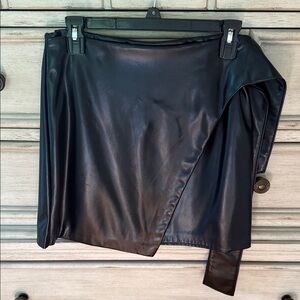 Bailey 44 Black Faux Leather Mini Skirt